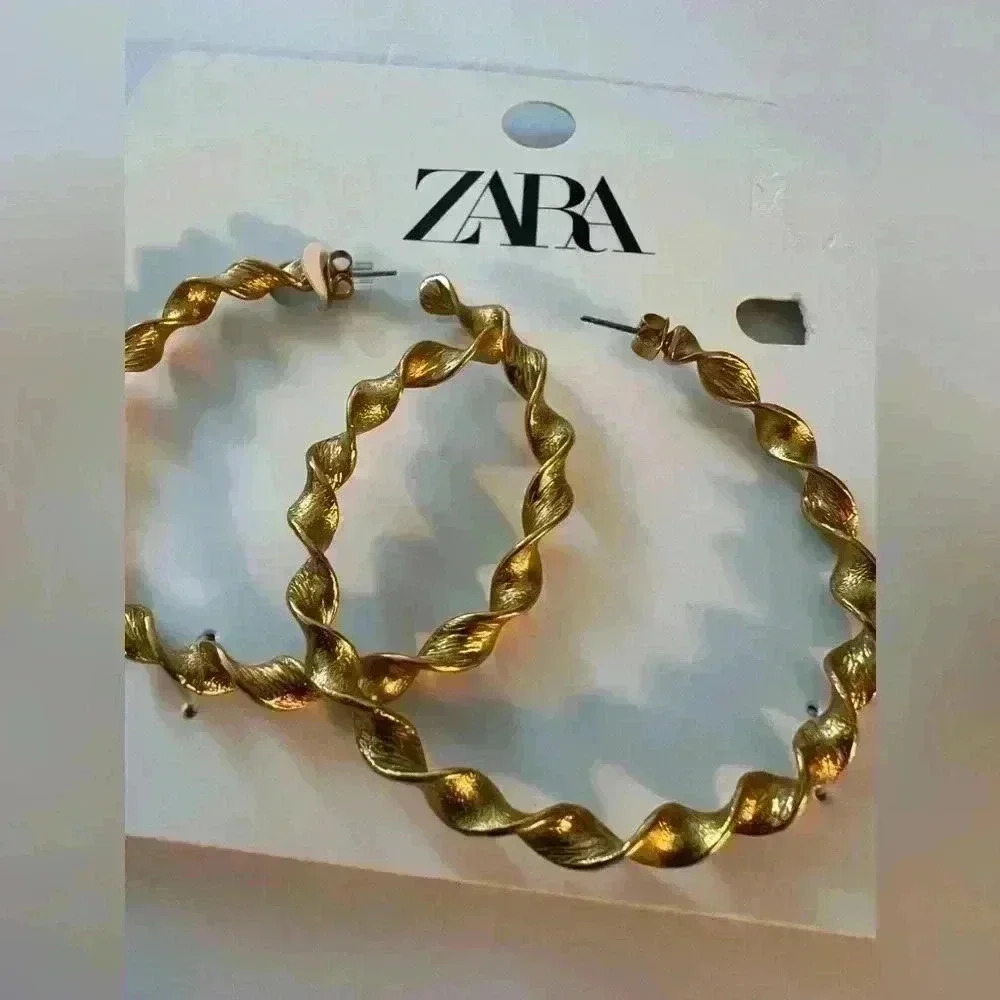 🔥🔥Zara circle ⭕️ hoops earrings